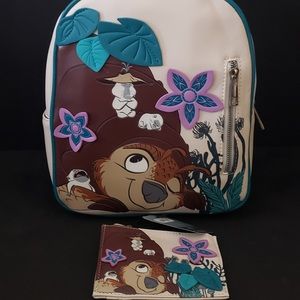 Bioworld Disney Raya and the Last Dragon Tuk Tuk & Ongis Backpack & Cardholder